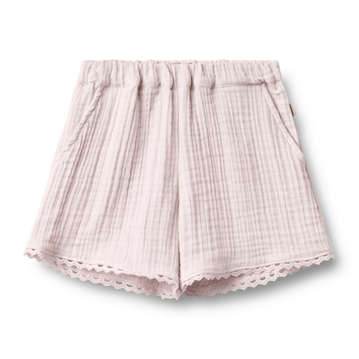 Wheat - Shorts Lace Eileen Purple Light Flowers - Guttelus.no