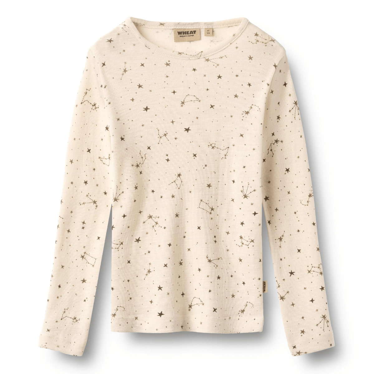 Wheat - Ulltrøye Alfie Eggshell Stars - Guttelus