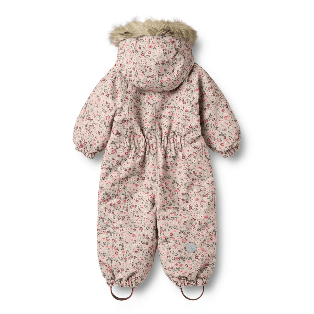 Wheat - Vinterdress Baby Nickie Grey Moon Flowers - Guttelus