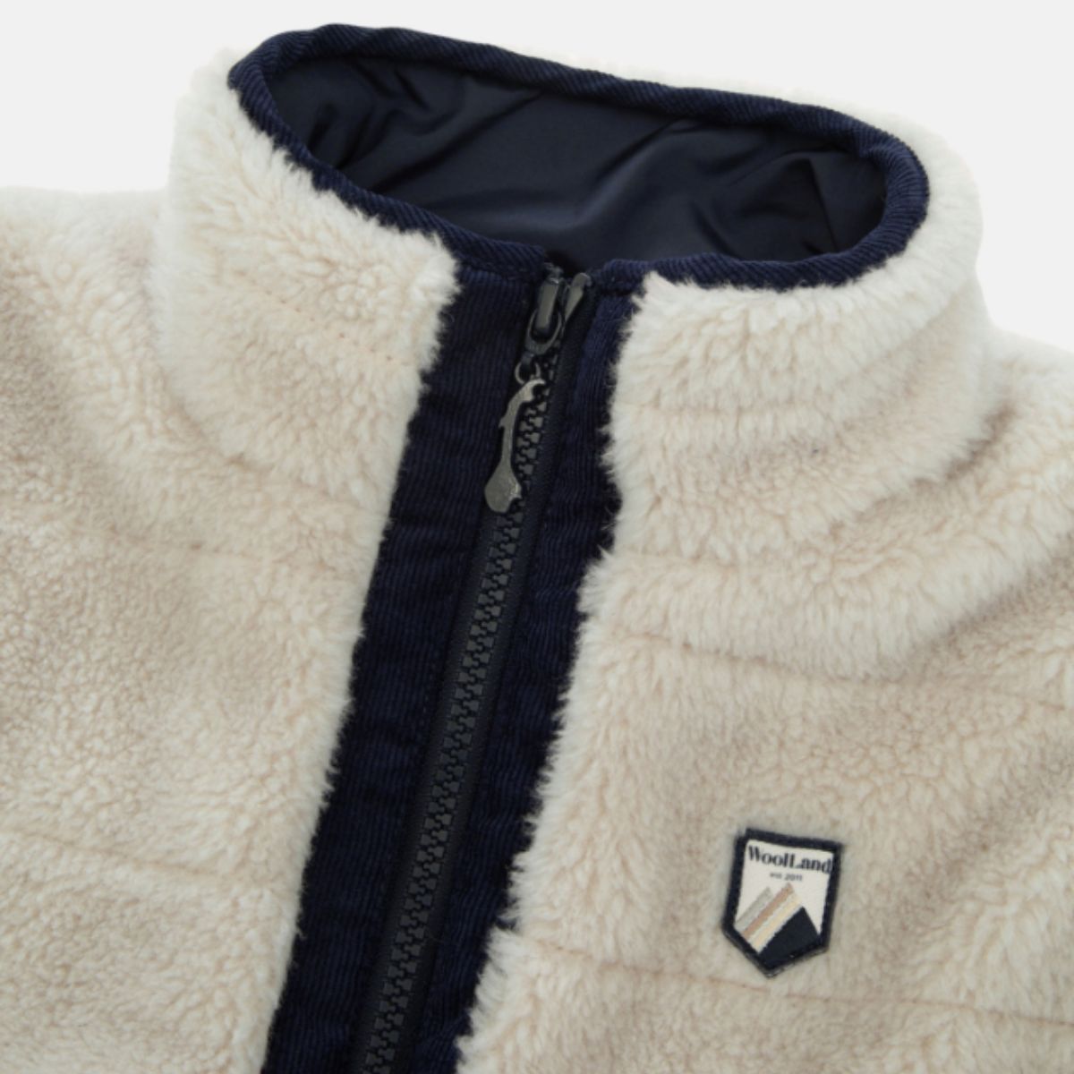 WoolLand - Fleecevest Nusfjord Flerfarget - Guttelus.no