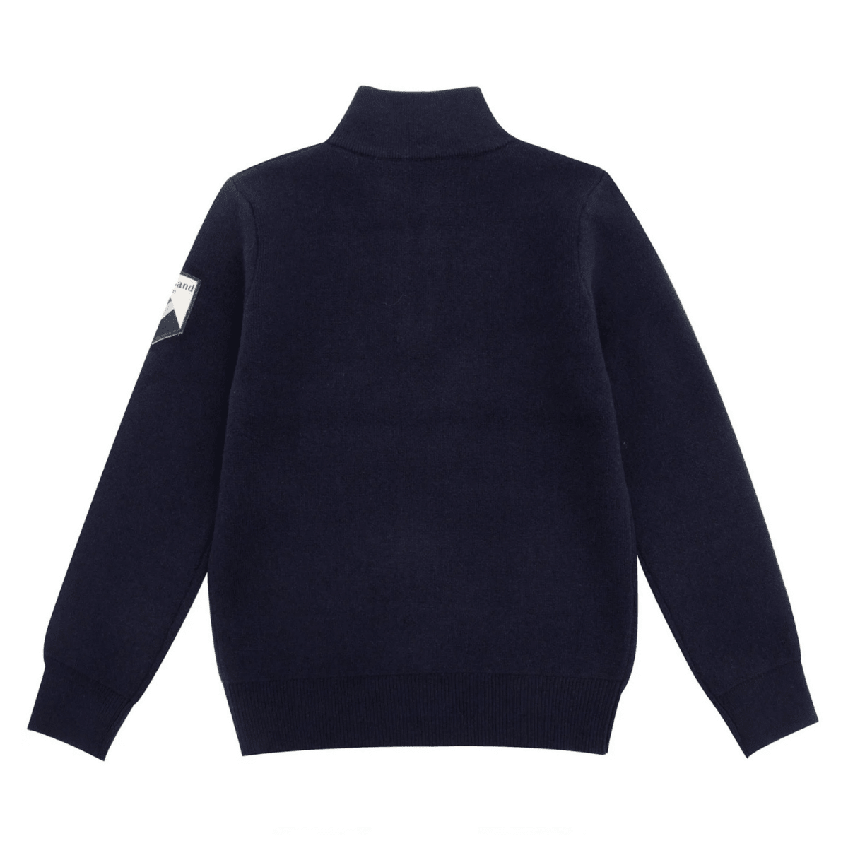 WoolLand - Genser Hemsedal Half-Zip Dark Blue - Guttelus
