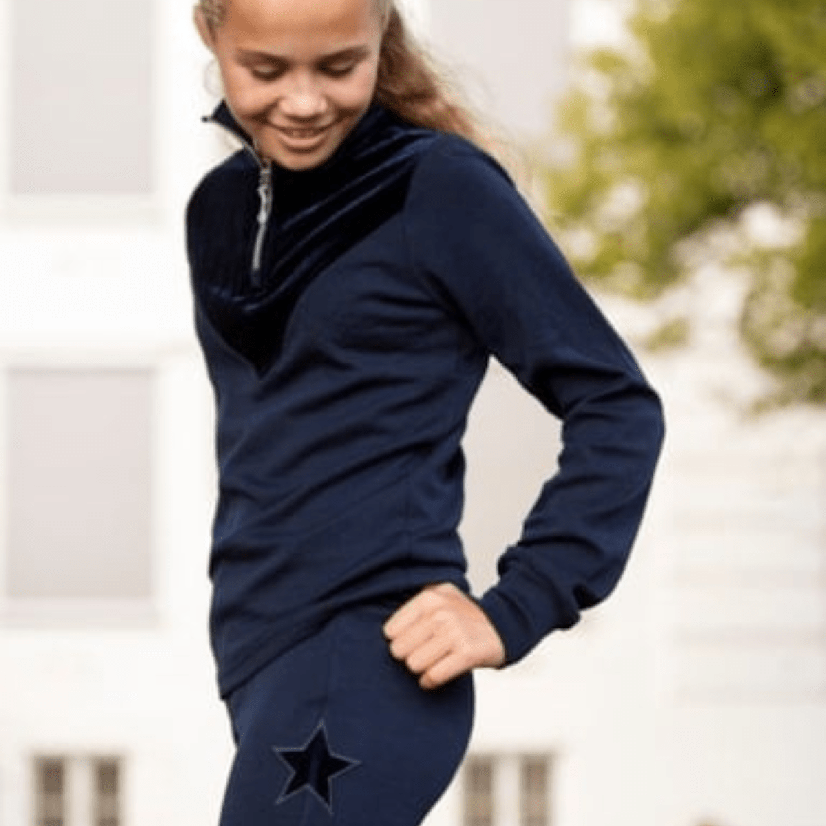 WoolLand - Genser Sirdal Half-Zip Blue Ink - Guttelus.no