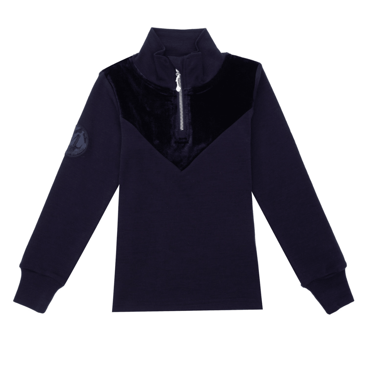 WoolLand - Genser Sirdal Half-Zip Blue Ink - Guttelus.no