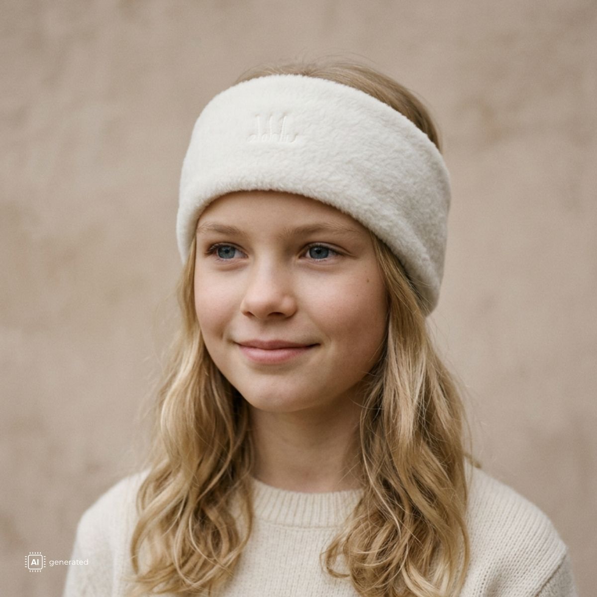 WoolLand - Pannebånd Norefjell Snow White - Guttelus