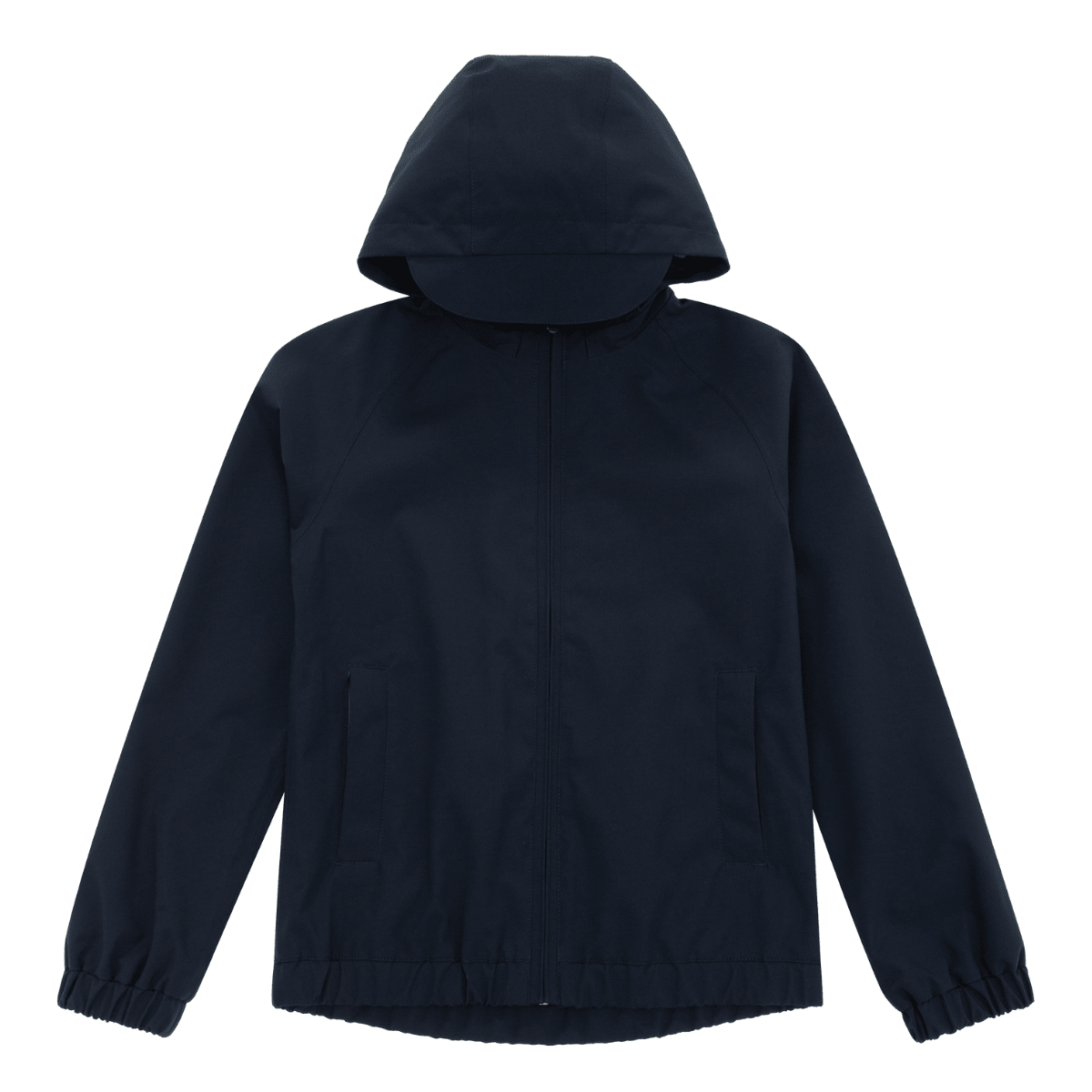 WoolLand - Regnjakke Florø Kids Dark Blue - Guttelus.no