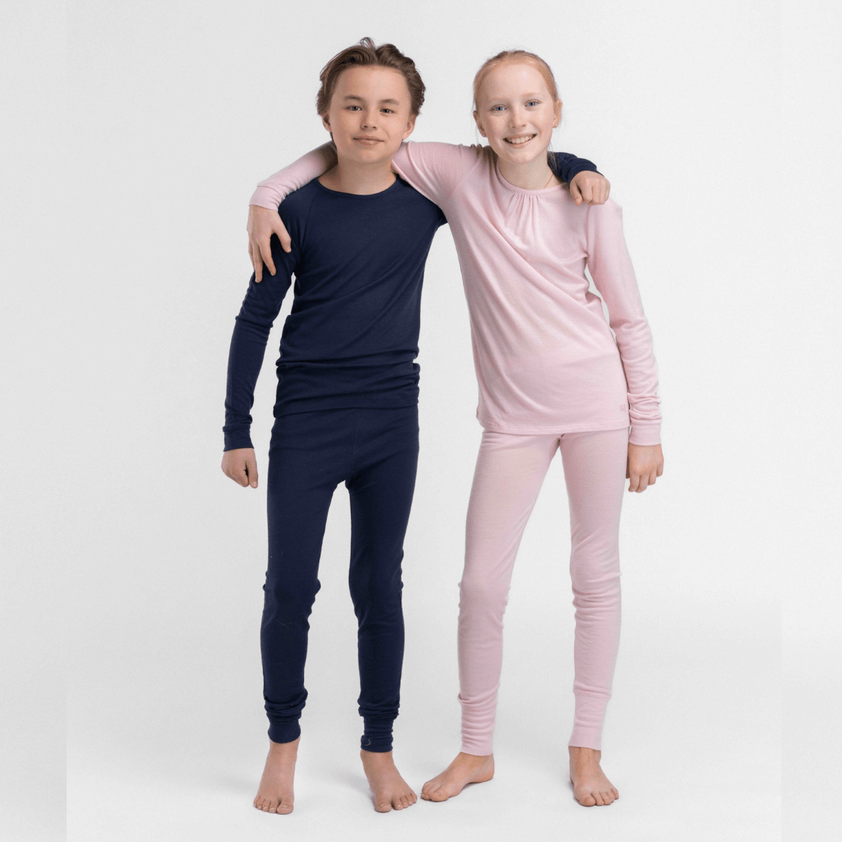WoolLand - Ullundertøysett Sarpsborg Dusty Rose - Guttelus.no