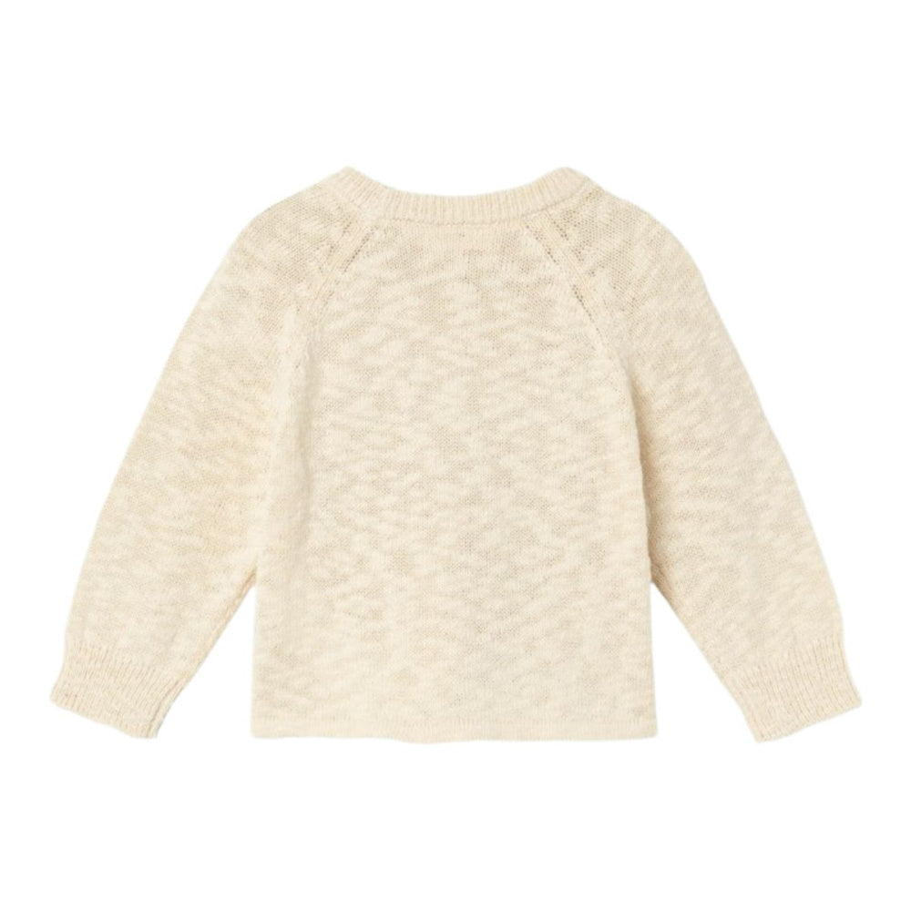 Lil'Atelier - Genser Strikket Jeff Bleached Sand