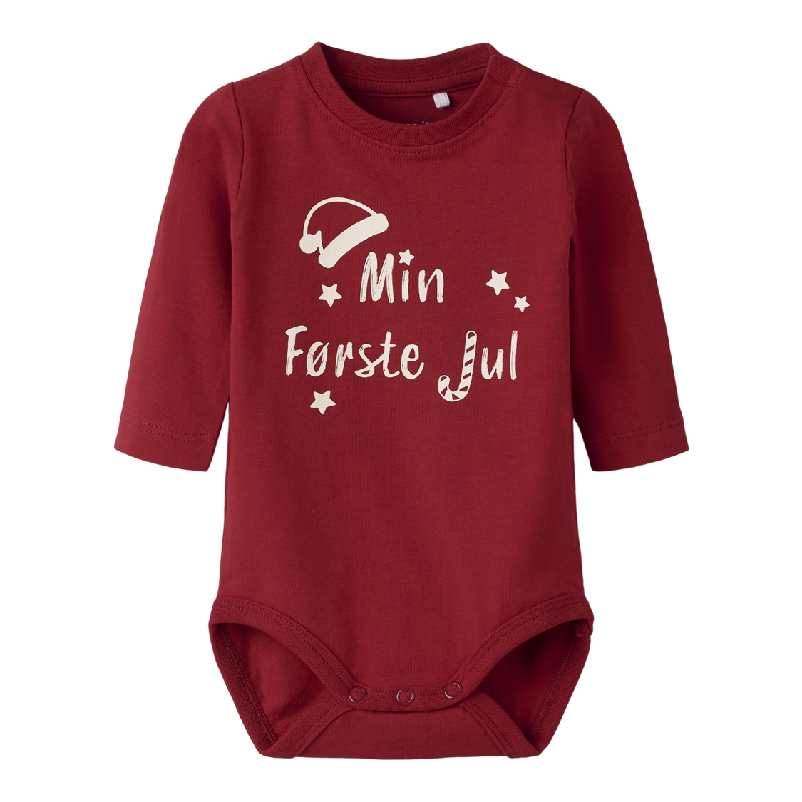 Name It - Body "Min første jul" Red Dahlia