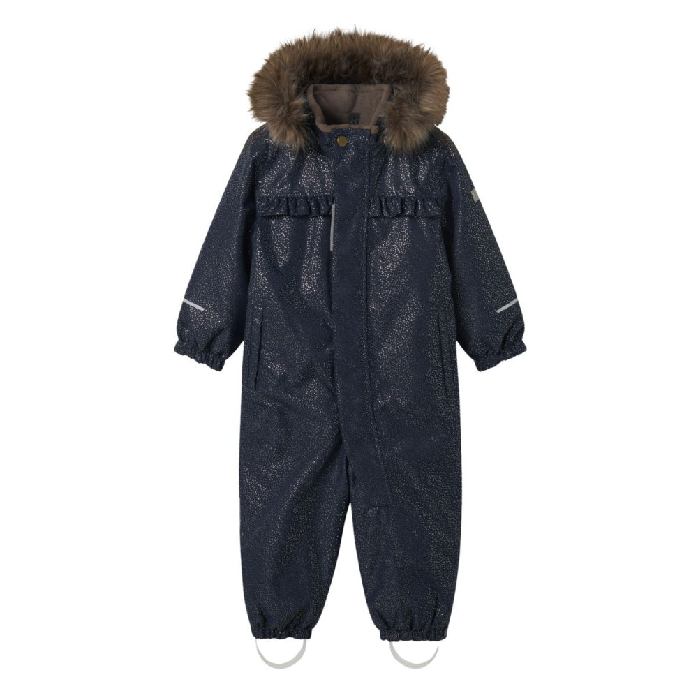 Name It - Vinterdress Snow10 Dark Sapphire Glitter
