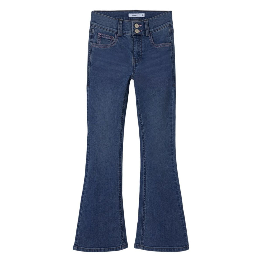 Name It - Jeans Bukse Polly Bootcut Medium Blue Denim