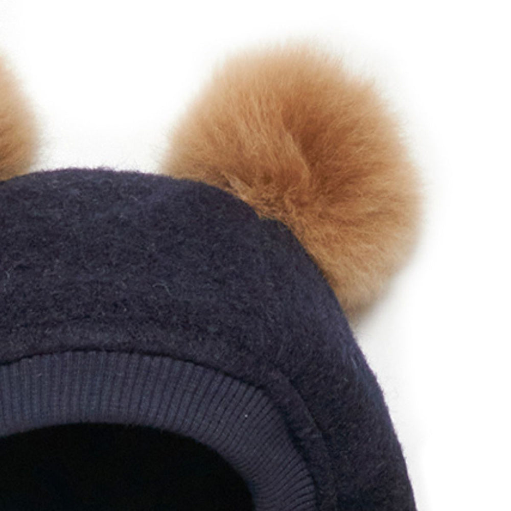 Huttelihut - Balaclava Ullfleece Alpakkadusk Dark Navy