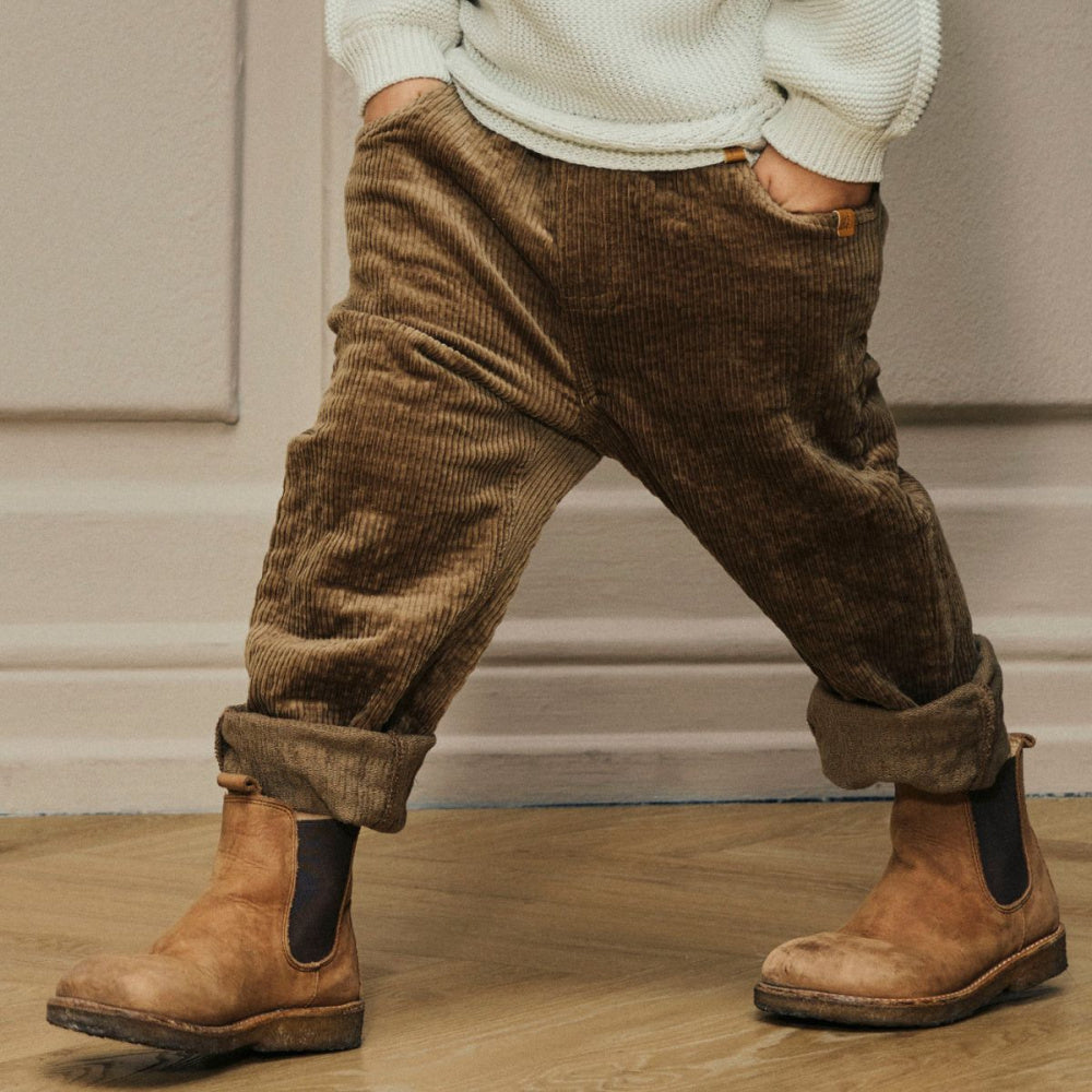 Lil'Atelier - Bukse Cord Loose Osmund Sepia Tint