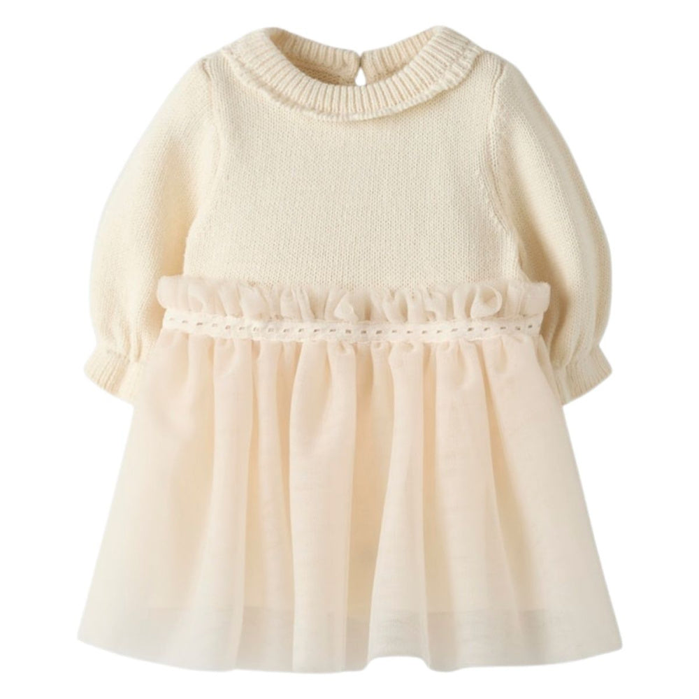 Lil'Atelier - Kjole Baby Sarina Knit Pistachio Shell