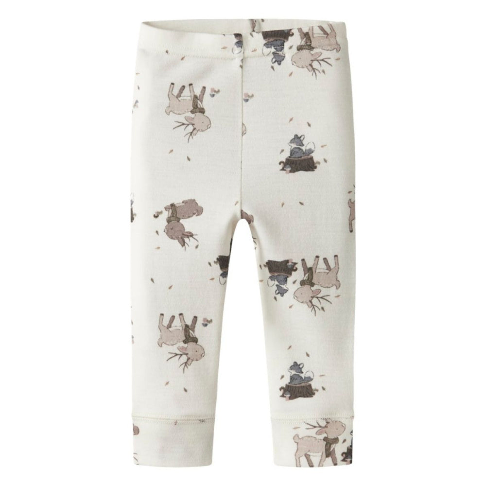 Name It - Longs i Ull Baby Willitus Blue/ Snow White Deer
