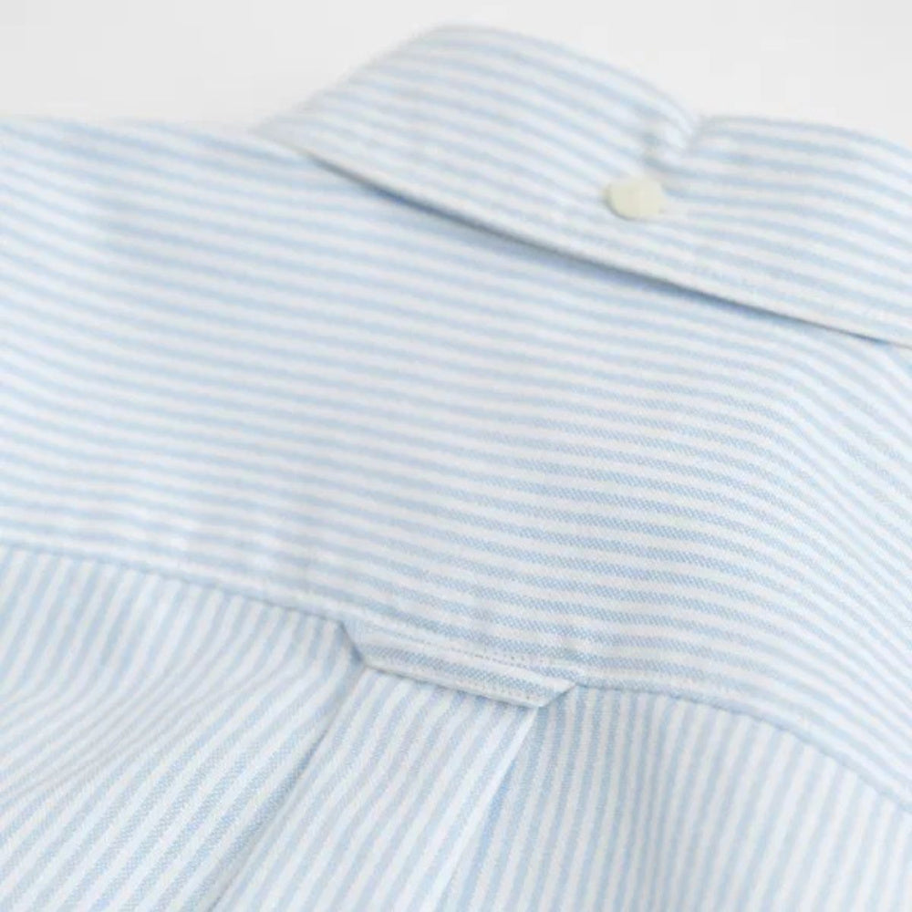 Gant - Skjorte Oxford Striped Shield Capri Blue