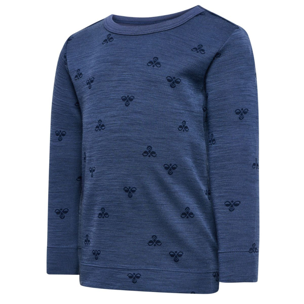 Hummel - Ulltrøye Ull og Bambus Vintage Indigo