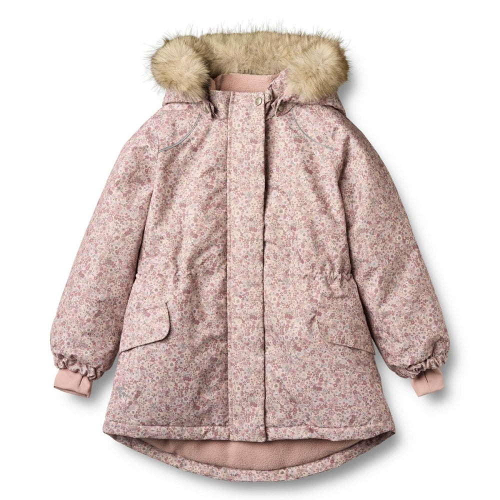 Wheat - Vinterjakke Mathilde Tech Rose Dust Flowers