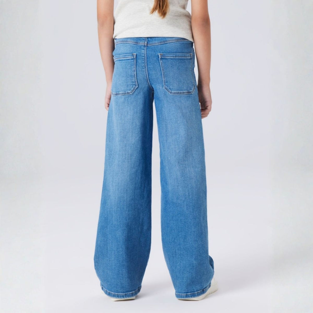 Name It - Jeans Bukse Polly X-Wide Medium Blue Denim