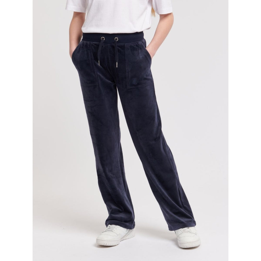 Juicy Couture - Bukse Tonal Wide Leg Jogger Night Sky
